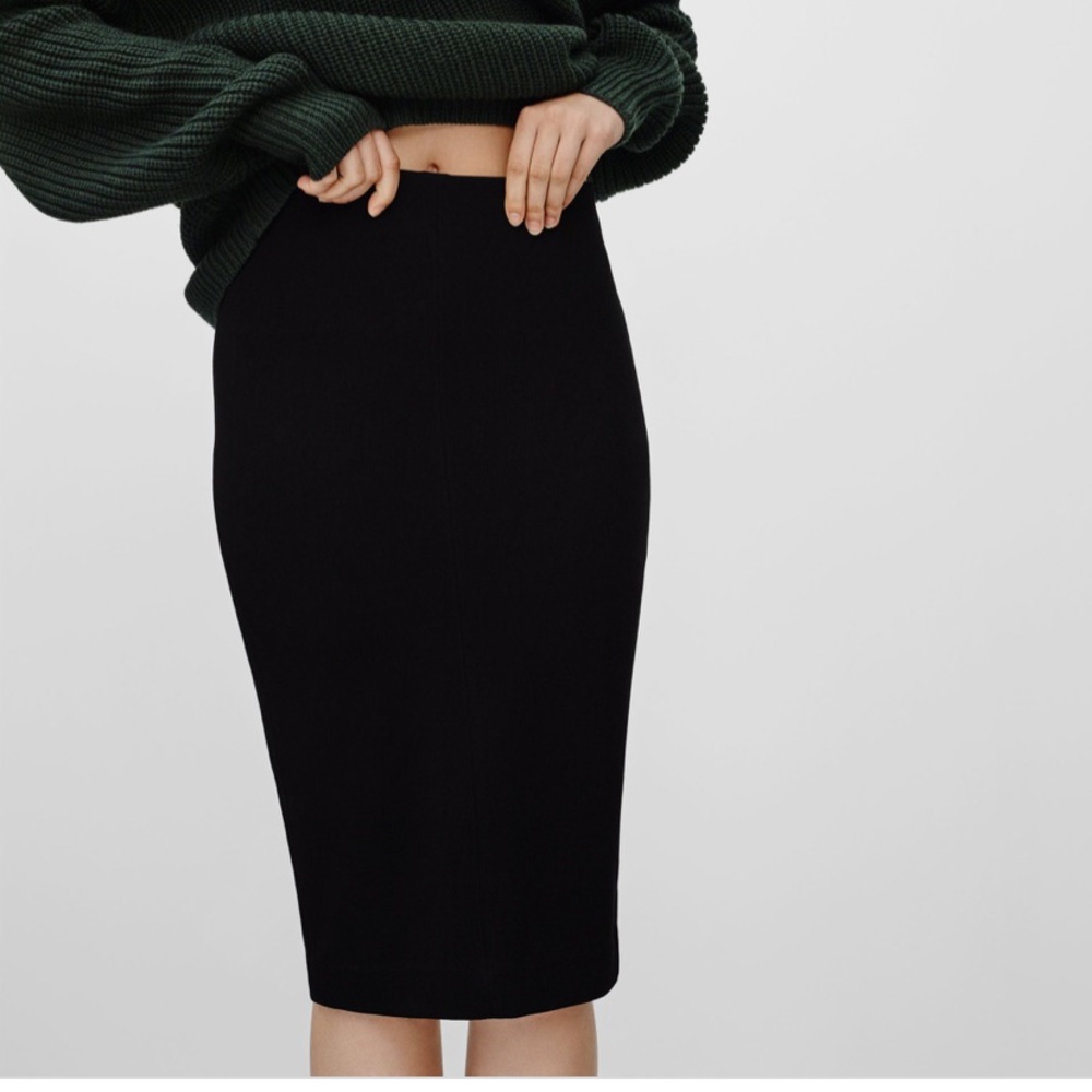 Aritzia | Wilfred- Lis skirt (flecked burgundy)